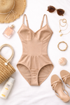 Body Gainant Beige – Bretelles Ajustables & Sculpture Invisible